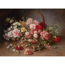 High Quality Canvas Flower Oil Painting